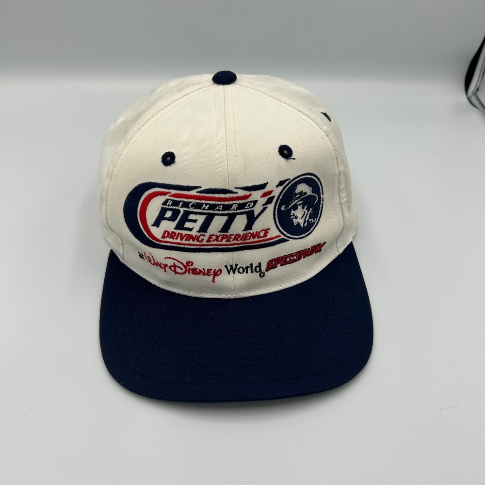H3 Sportgear Hat Mens OSFM White Richard Petty Driving Experience Disney World